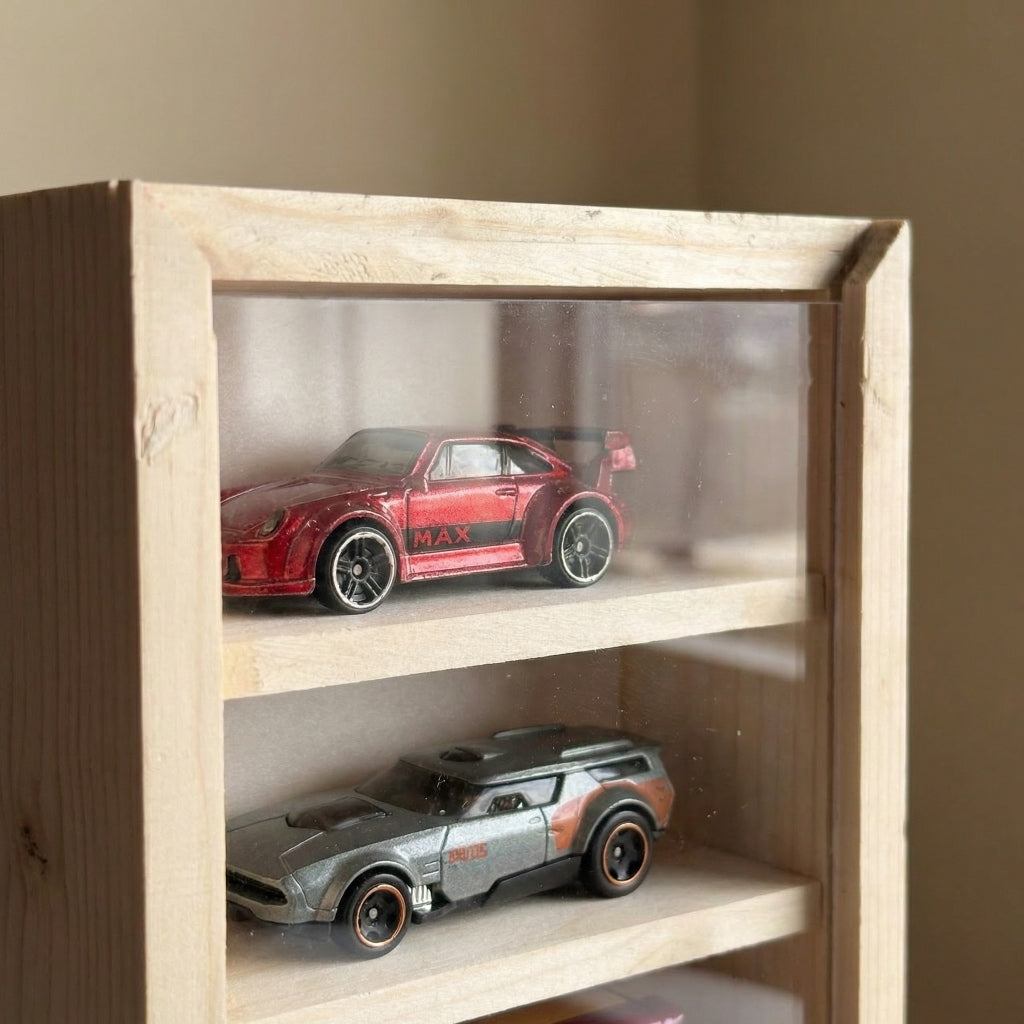 6-Layer Wooden Display Case