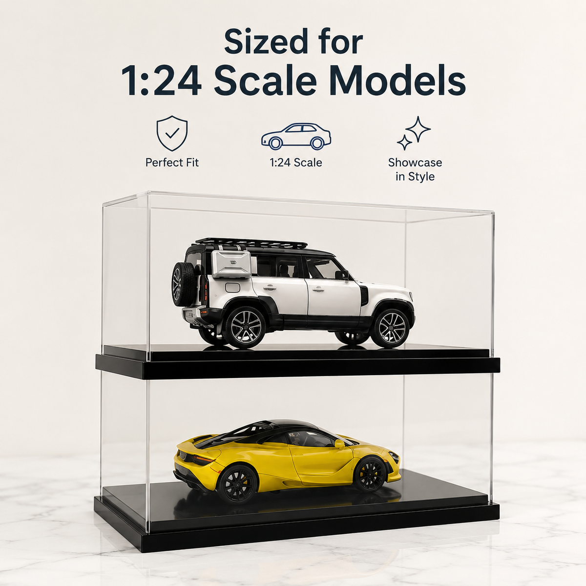 1:24 Scale Double Stackable Display