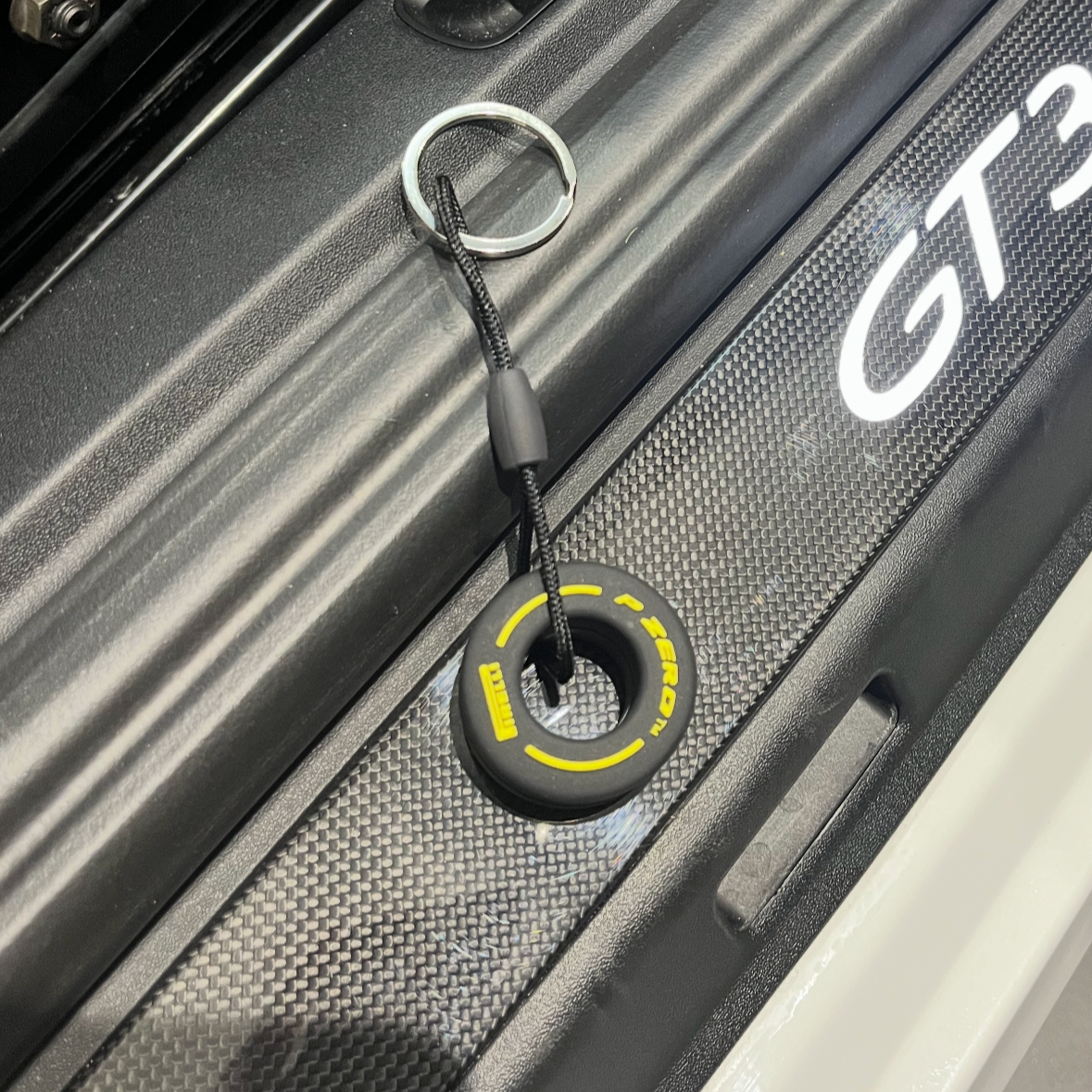 F1-Style Tyre Keychain