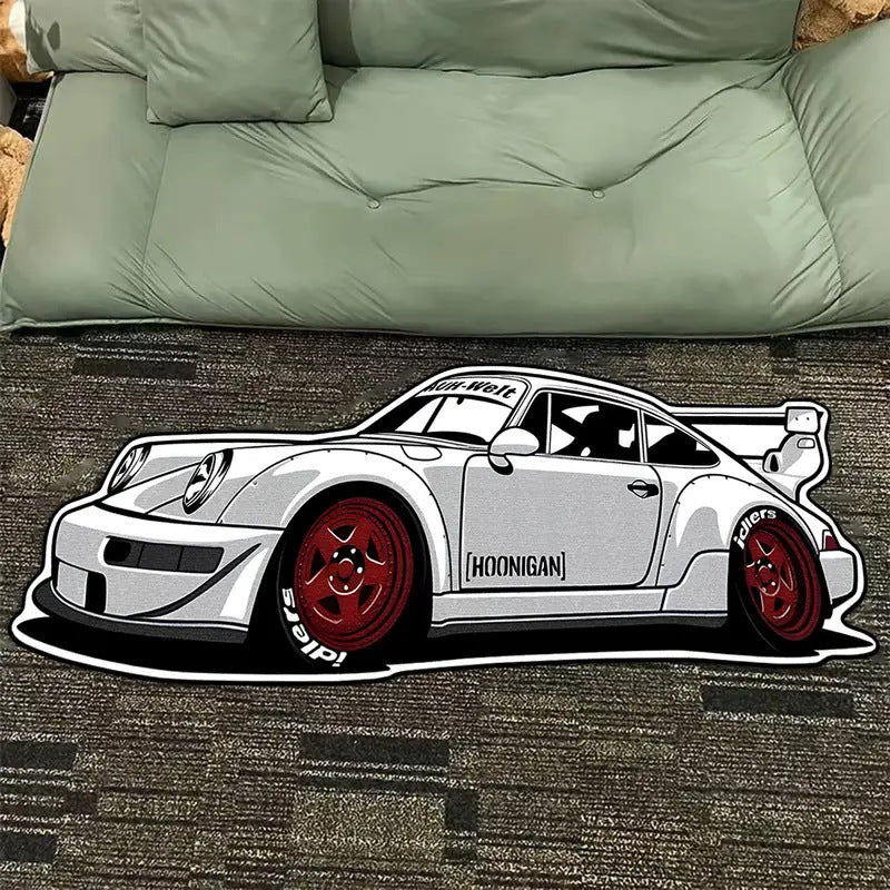964 Turbo Bedroom Rug