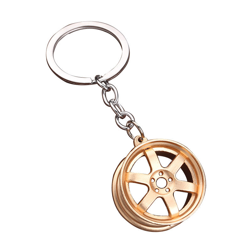 Alloy Wheel Keychain
