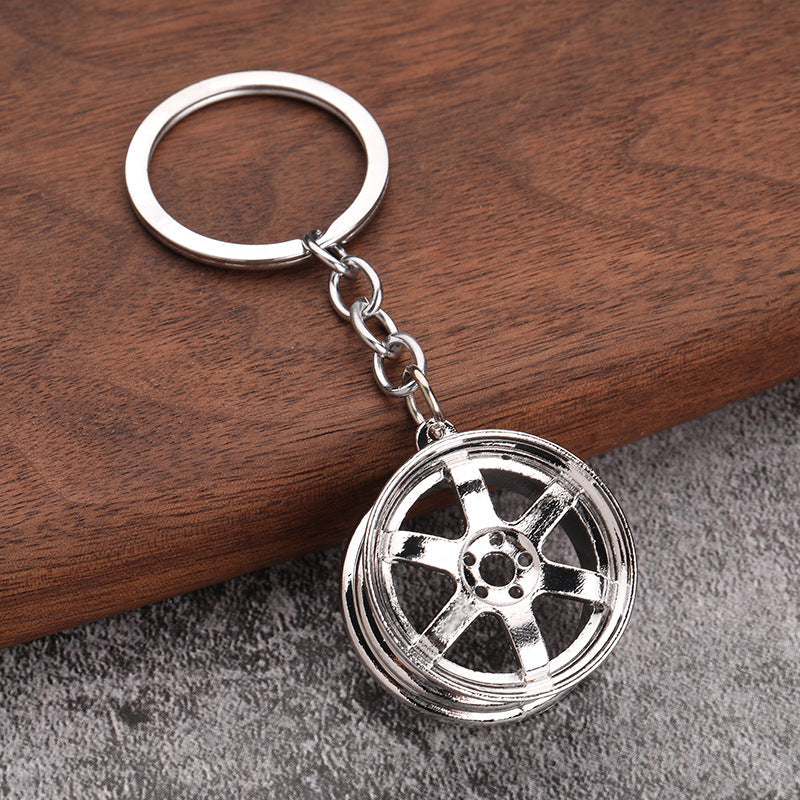 Alloy Wheel Keychain