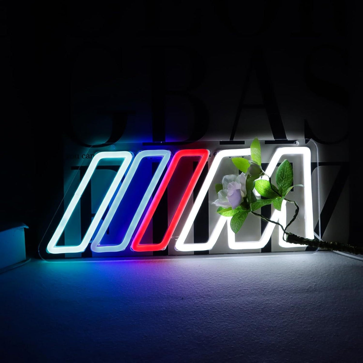 M Sport Neon Wall Display