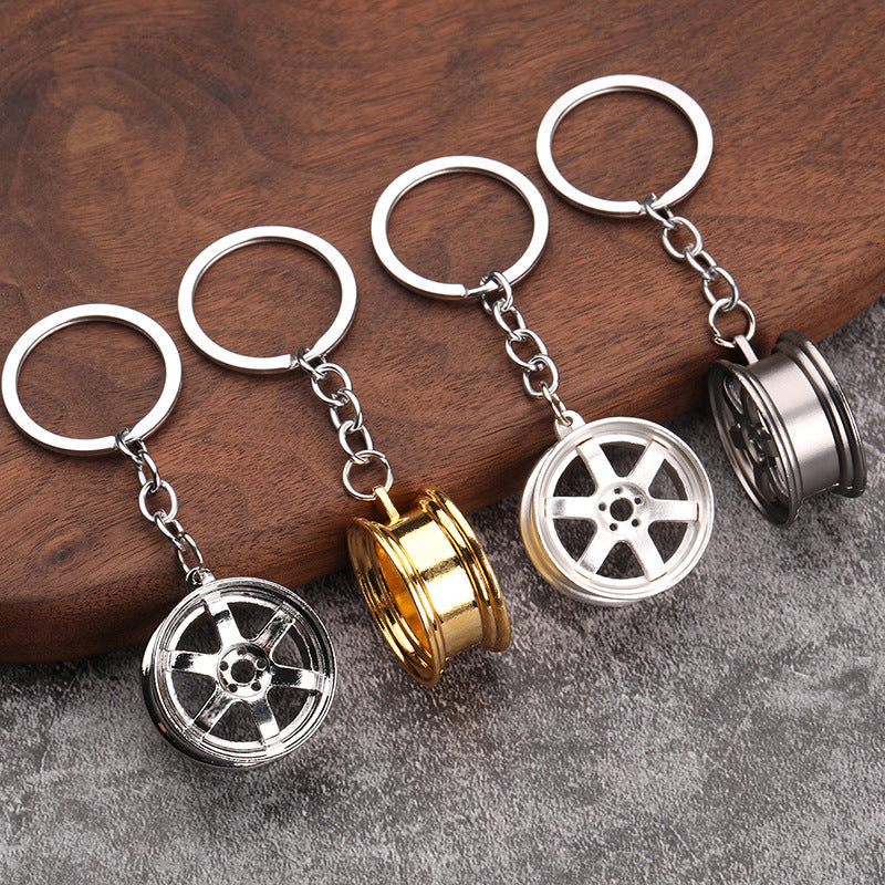 Alloy Wheel Keychain