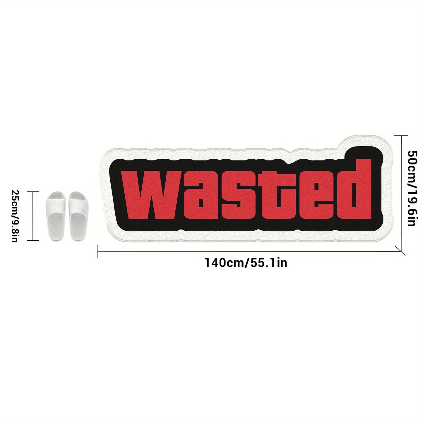Track Culture™ Wasted Print Floor Mat