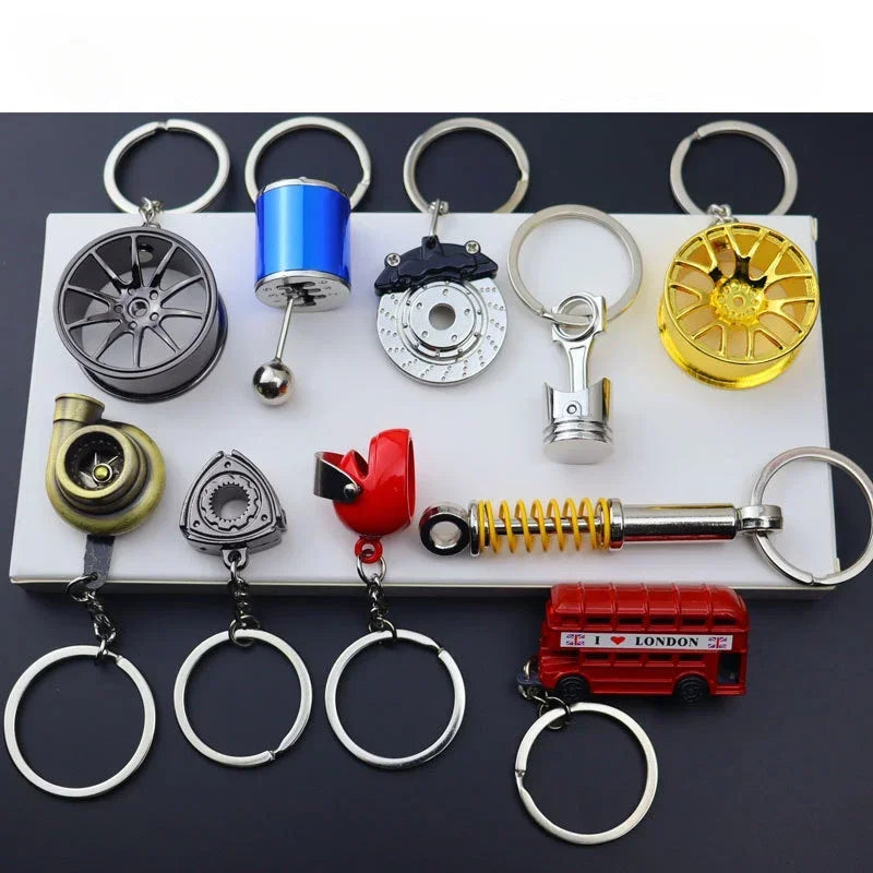 Track Culture™ Turbo & Brake Disc Keychain