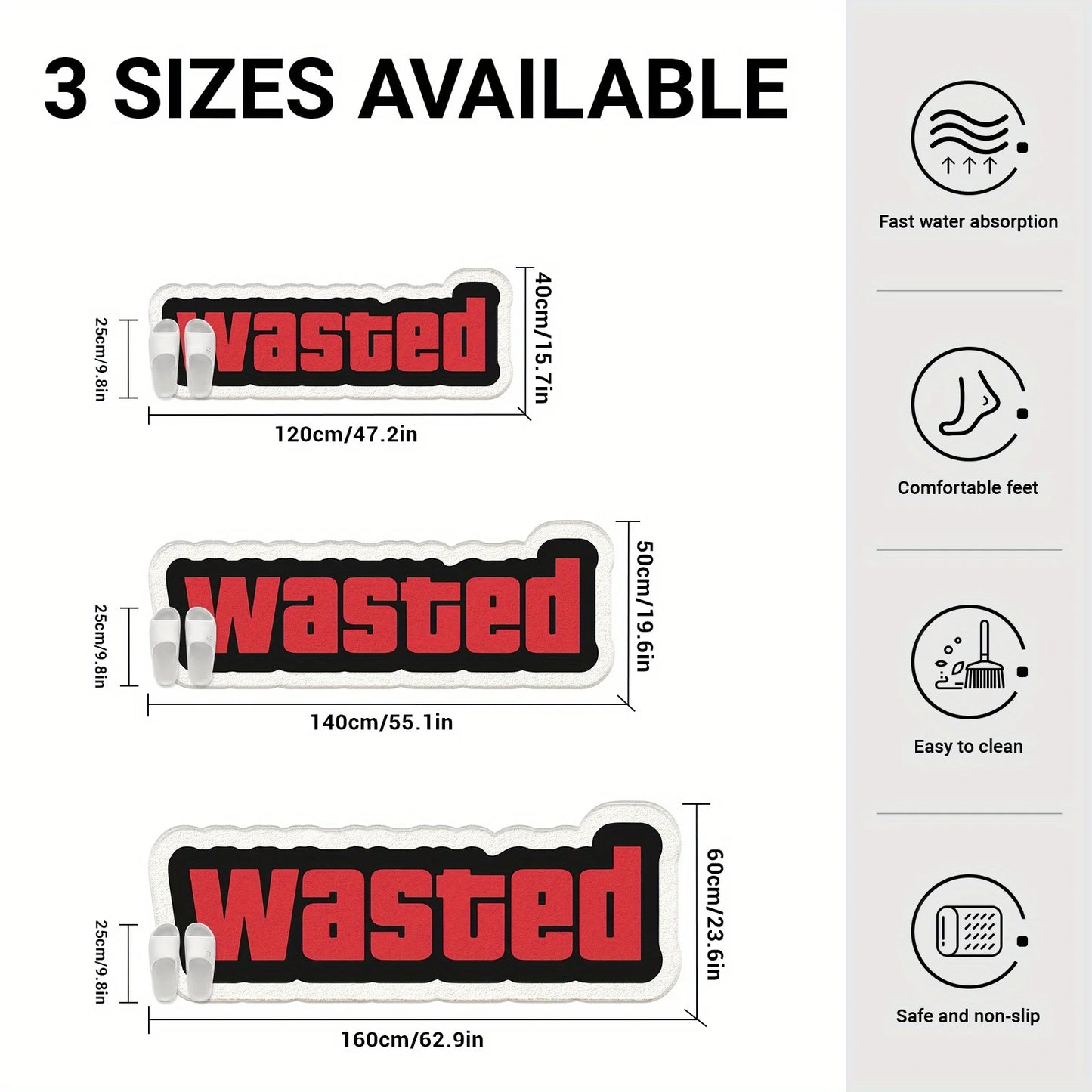 Track Culture™ Wasted Print Floor Mat
