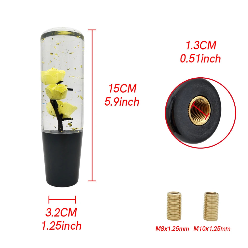 Track Culture™ Rose Flower Gear Shift Knob
