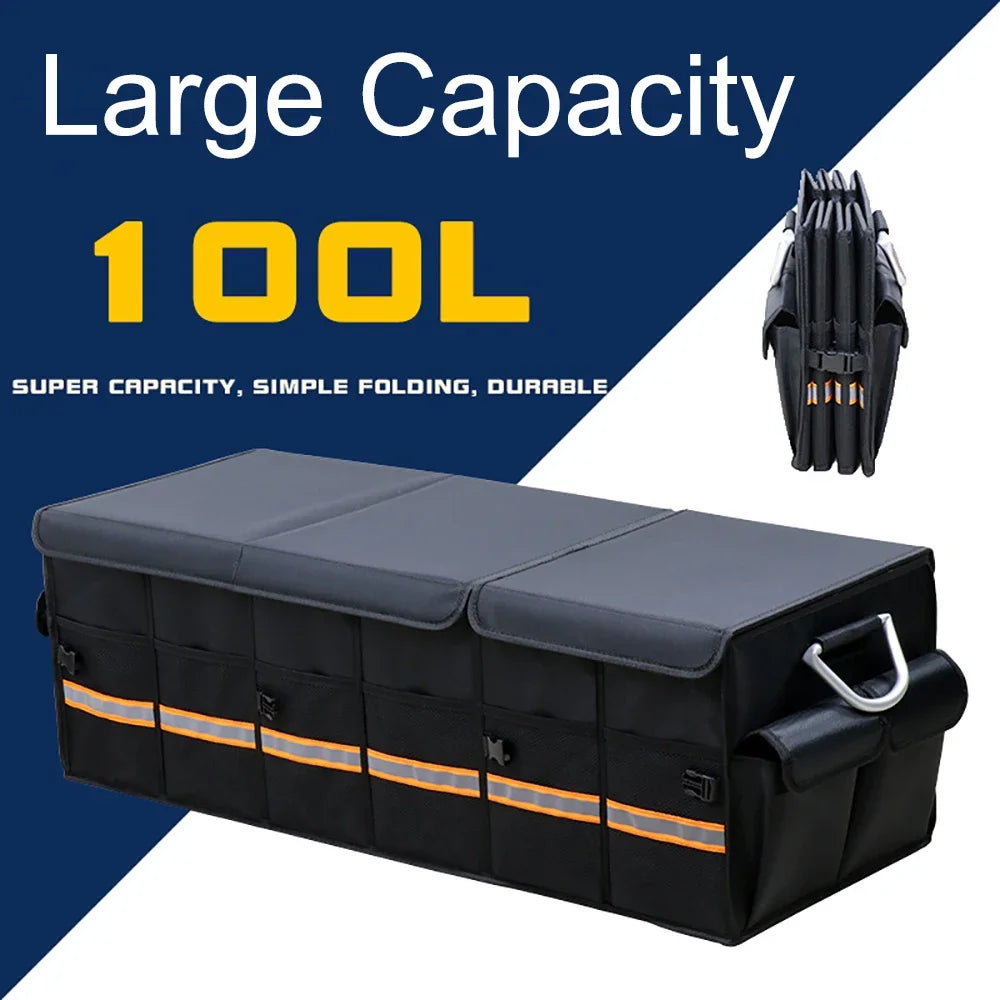 Track Culture™ Foldable Car Trunk Organiser