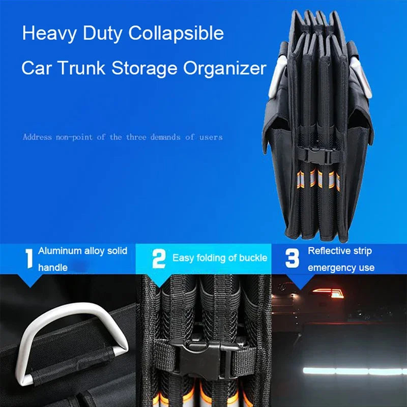 Track Culture™ Foldable Car Trunk Organiser