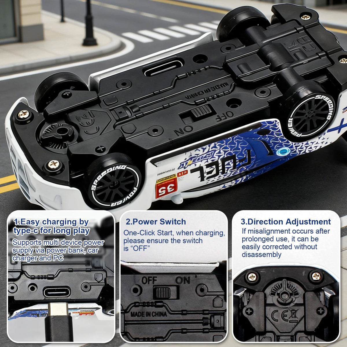 Track Culture™ Drift RC Car – 1:64
