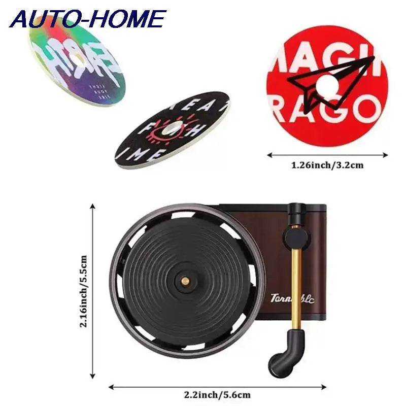 Track Culture™ Retro Record Player Air Freshener