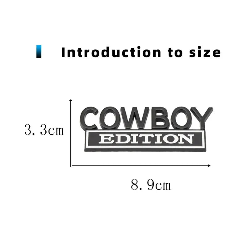 Track Culture™ Cowboy Grille Emblem