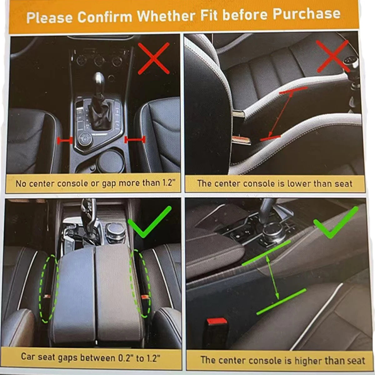 Track Culture™ Car Seat Gap Filler – Set of 2