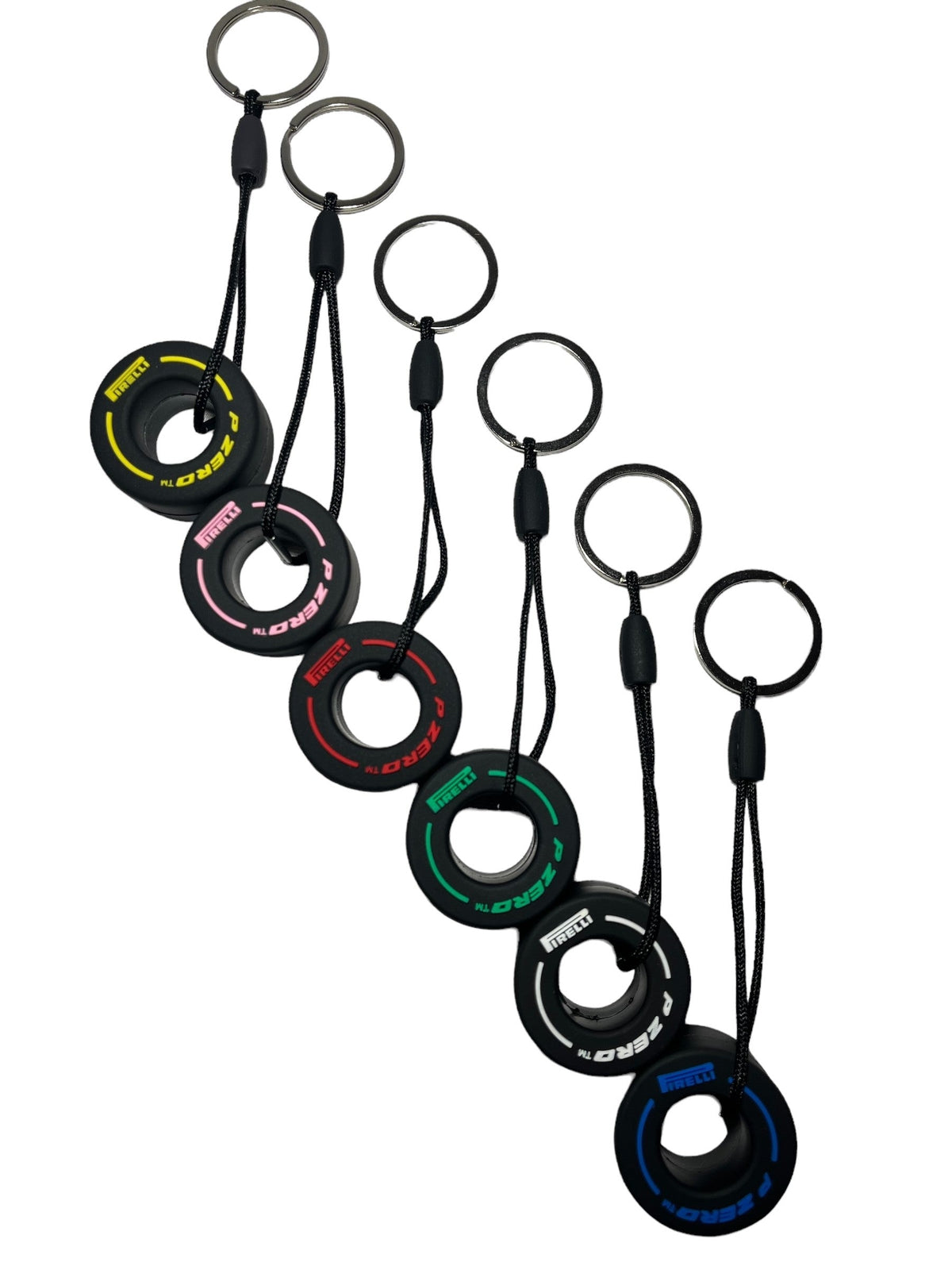 F1-Style Tyre Keychain