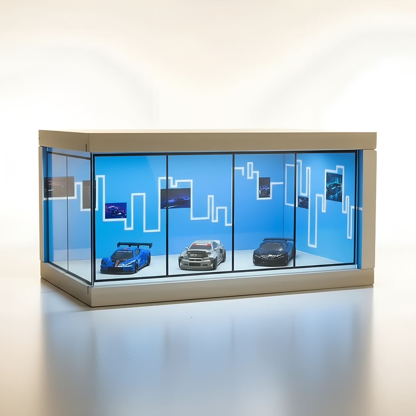 Luxury Miniature Car Showroom