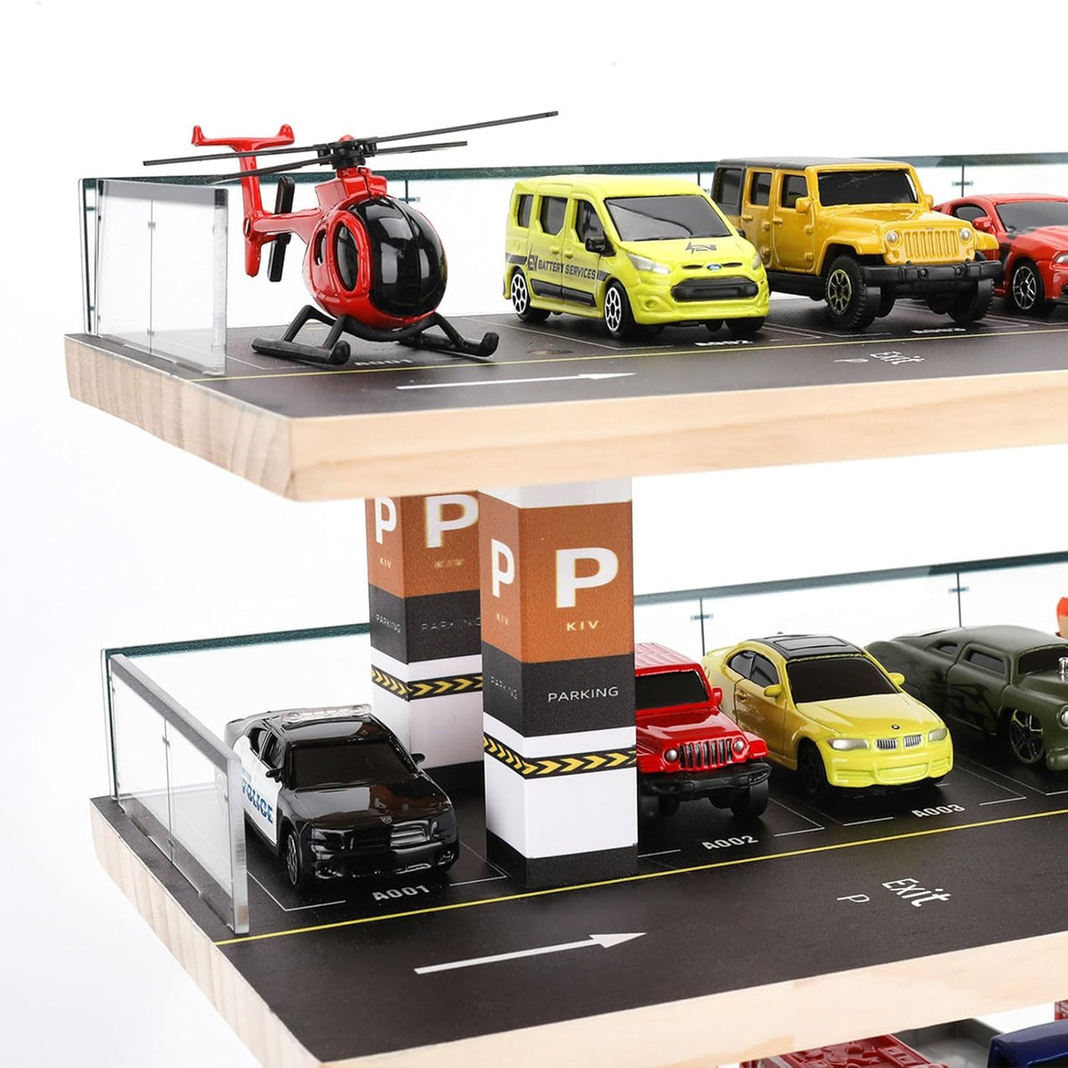 4-Level Toy Car Parking Garage Playset